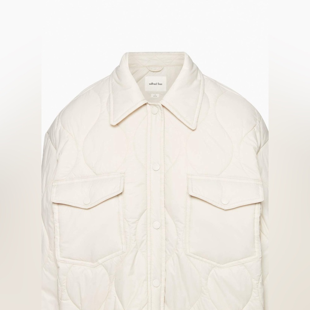 Wilfred Aritzia The Ganna Quilted Jacket Bone XSmall - Picture 10 of 16